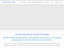 Tablet Screenshot of gunlearn.com